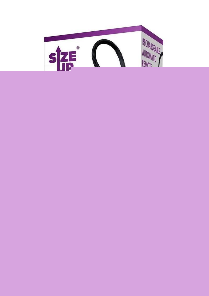 Size Up Rechargeable Pussy Pump Two Chambers - Black/Clear