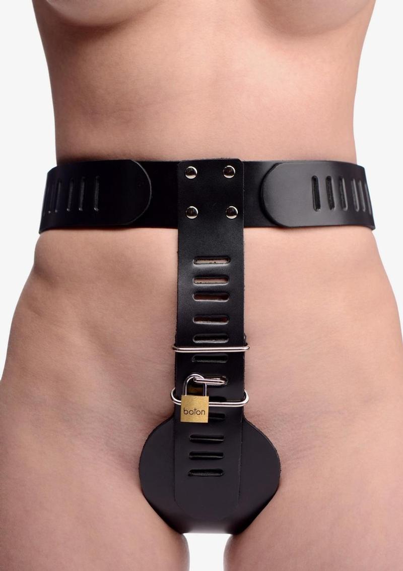 Strict Leather Female Chastity Belt