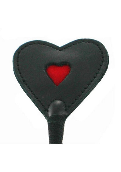 Strict Leather Heart Tip Crop