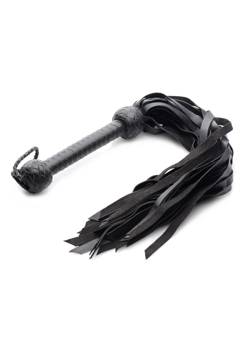 Strict Leather Premium Deerskin Flogger - Black