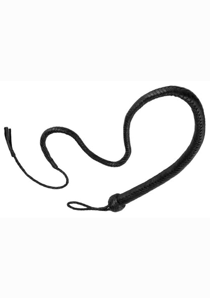 Strict Leather Turkish Knot Whip - Black - 4ft