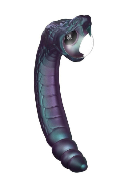 Temptasia Rattle Snake Rechargeable Vibrator - Dark Millenia - Purple