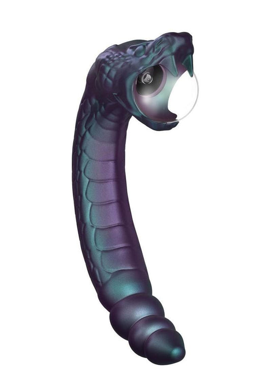 Temptasia Rattle Snake Rechargeable Vibrator - Dark Millenia - Purple