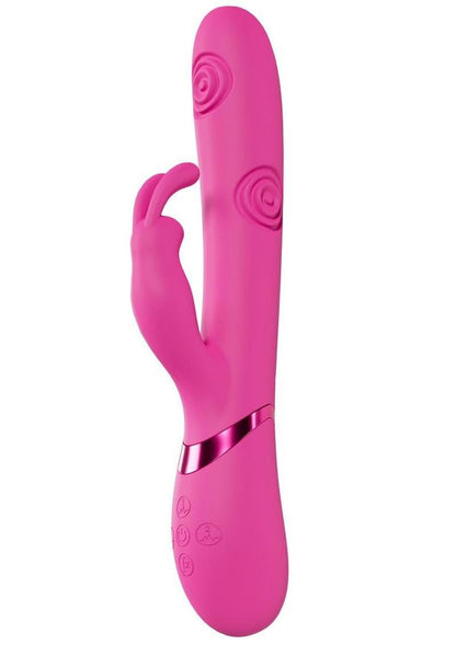 Vive Mimi 10 Function Silicone Rechargeable Triple Motor G-Spot and Tapping Rabbit Vibrator