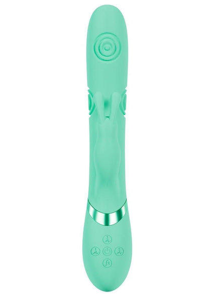 Vive Mimi 10 Function Silicone Rechargeable Triple Motor G-Spot Vibrating and Tapping Rabbit