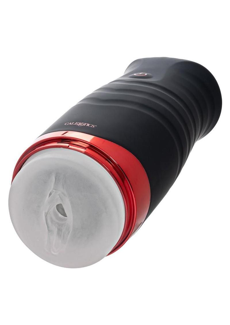 Xcess Gyrating Power Pussy Rechargeable Stroker - Black