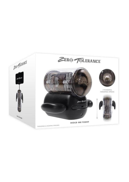 Zero Tolerance Hold Me Tight Rechargeable Heated Stroker - Black