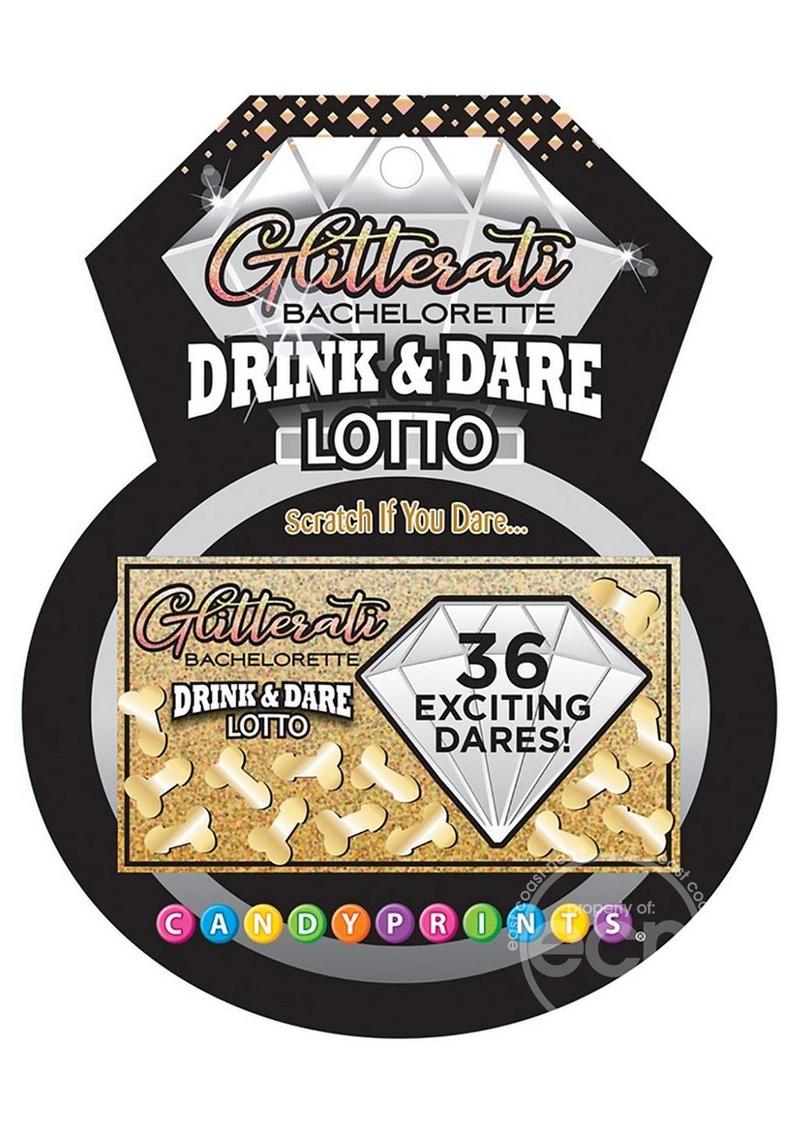 Gliterati Bachelorette Drink and Dare Lotto Game