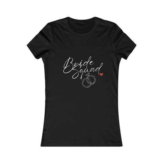 Bride Squad Black Tee