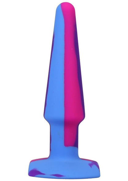 A-Play Groovy Silicone Anal Plug 5in - Fuschia