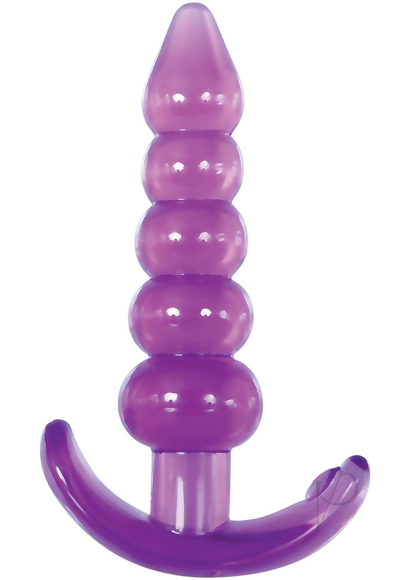 Adam and Eve Bumpy Delight Beaded Anal Plug - Purple