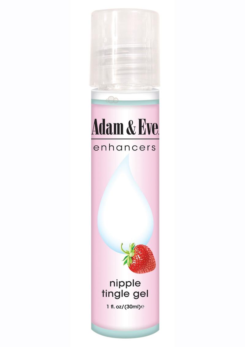 Adam and Eve Enhancers Nipple Tingle Gel Strawberry - 1oz