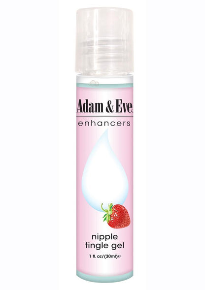 Adam and Eve Enhancers Nipple Tingle Gel Strawberry - 1oz