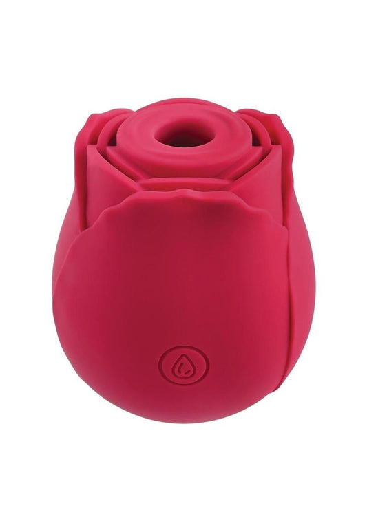 Adam and Eve - Eve's Ravishing Rose Clit Pleaser Silicone Rechargeable Stimulator - Red