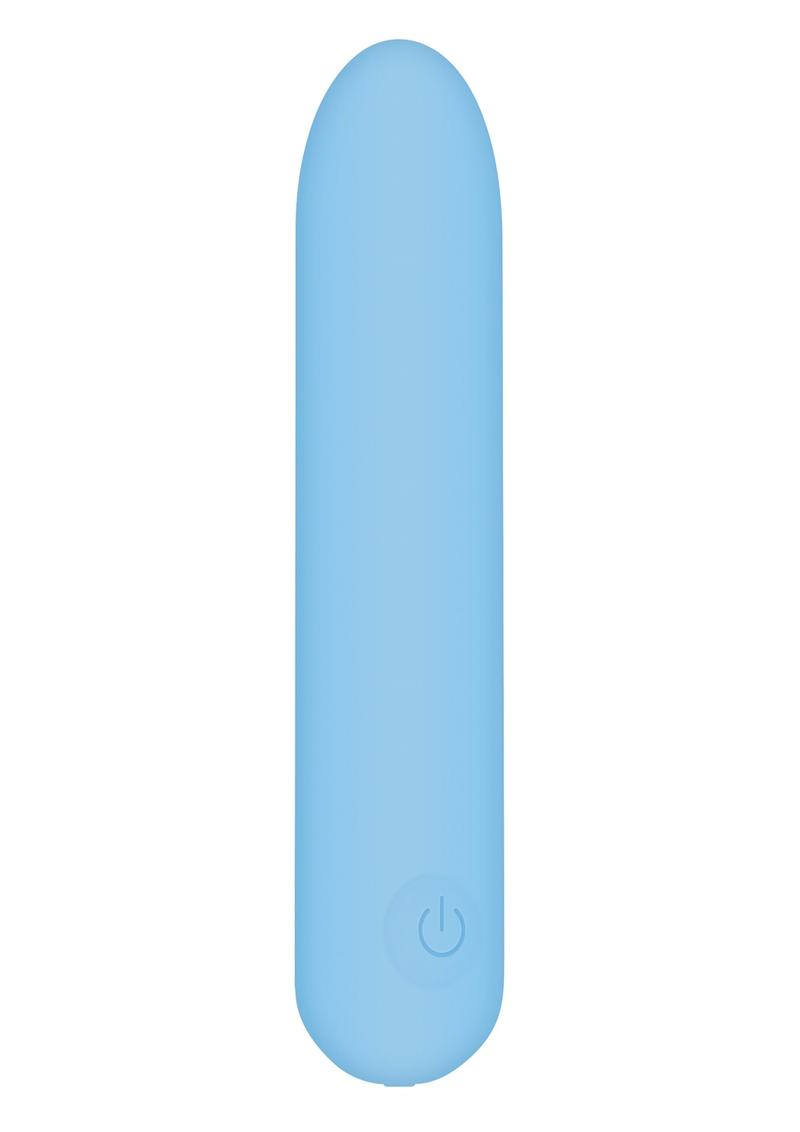 Adam and Eve - Eve's Silky Sensations Silicone Rechargeable Bullet - Blue