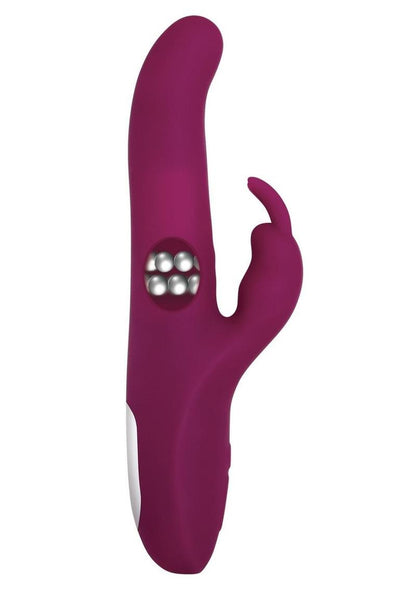 Adam and Eve - Eve's Twirling Rabbit Thruster Silicone Rechargeable Vibrator