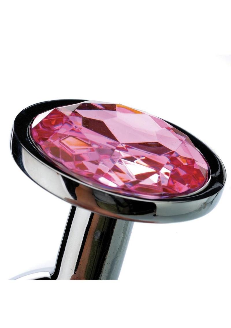 Adam and Eve Pink Gem Aluminum Anal Plug