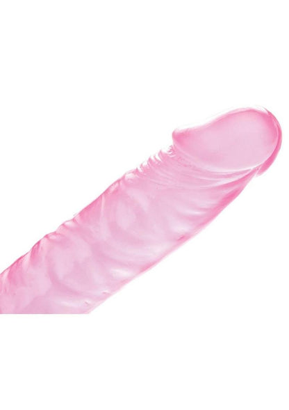 Adam and Eve Pink Jelly Slim Dildo