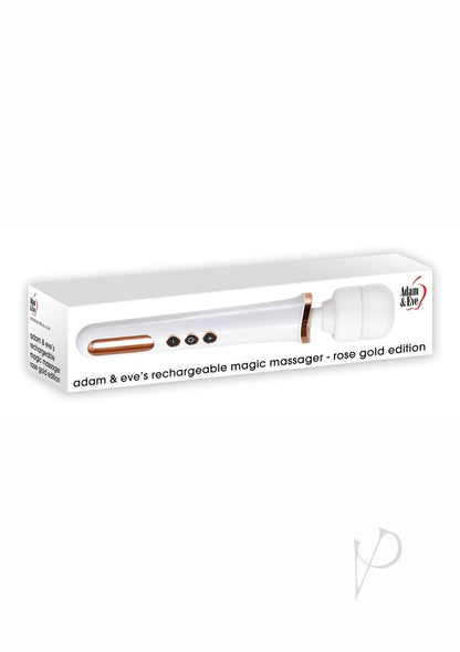 Adam and Eve 's Rechargeable Magic Massager - Gold/Rose Gold/Rose Gold Edition