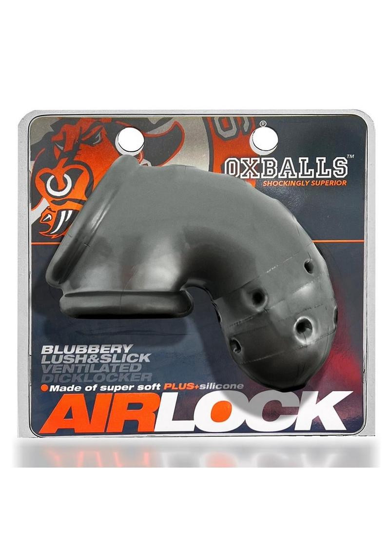 Airlock Air-Lite Vented Silicone Chastity - Silver/Steel