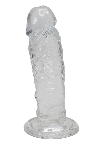 Alive Majestic Jelly Dildo - Clear - 5.8in