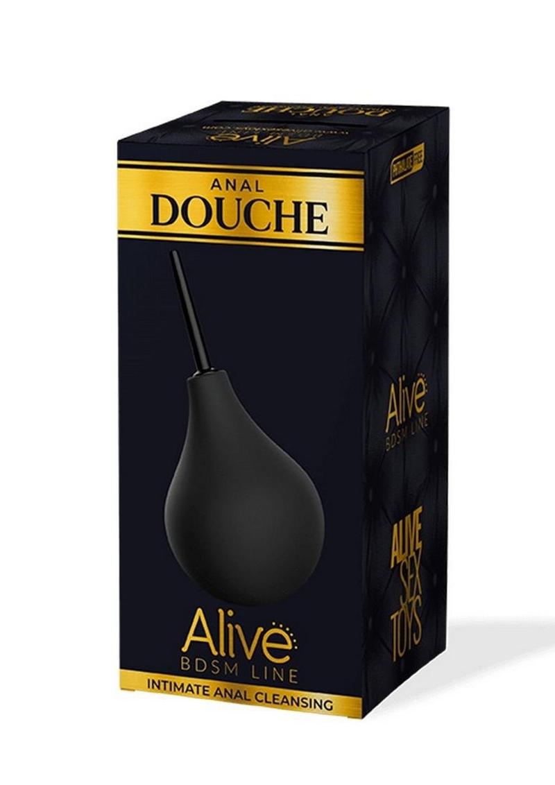 Alive Silicone Anal Douche - Black - Small