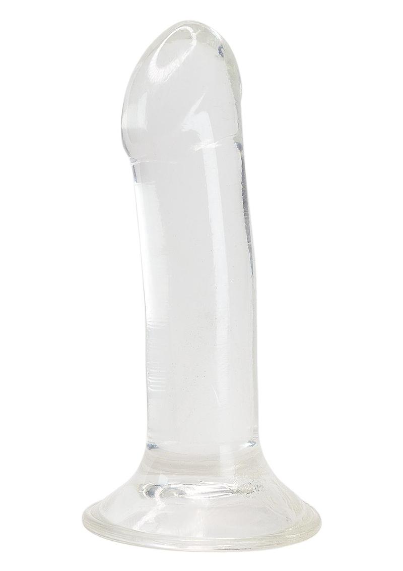 Alive Valiant Jelly Dildo - Clear - 6.3in