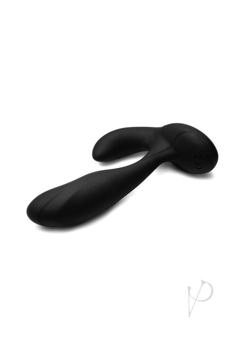 Alpha-Pro Bendable Prostate Stimulator with Stroking Bead - Black