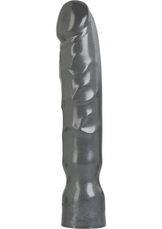 American Bombshell Big Boy Dildo - Grey/Gun Metal - 11.4in