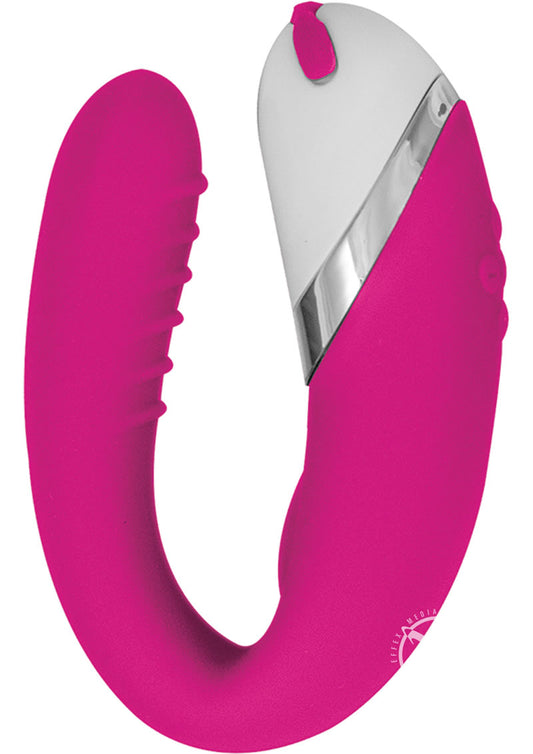 Amore Ultimate G-Spot Silicone Rechargeable Vibrator - Pink