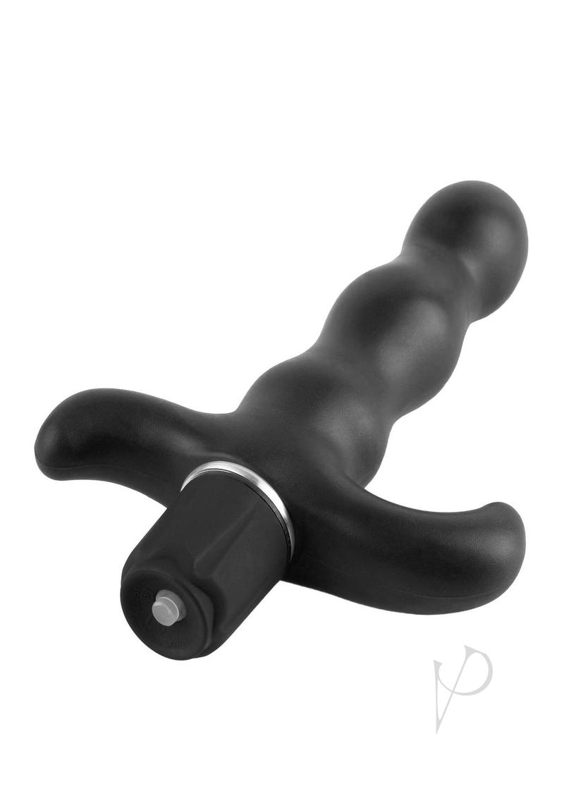 Anal Fantasy Collection 9 Function Waterproof Prostate Vibrator - Black - 4.5in