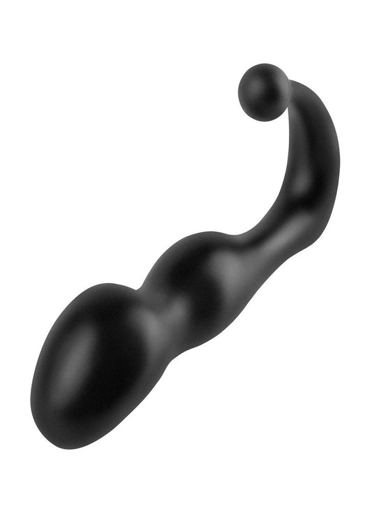 Anal Fantasy Collection Deluxe Perfect Silicone Plug - Black - 5.25in