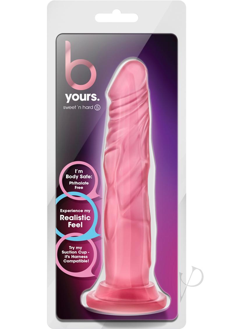 B Yours Sweet N' Hard 5 Dildo - Pink - 7.5in