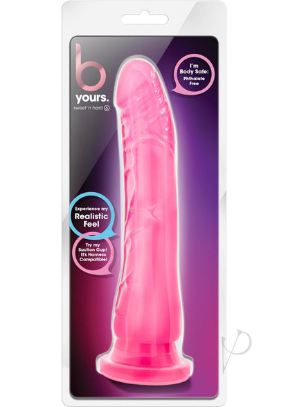 B Yours Sweet N' Hard 6 Dildo - Pink - 8.5in