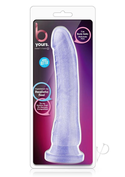 B Yours Sweet N' Hard 6 Dildo - Purple - 8.5in