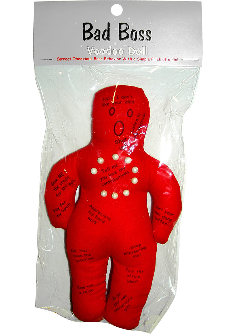 Bad Boss Voodoo Doll - Red