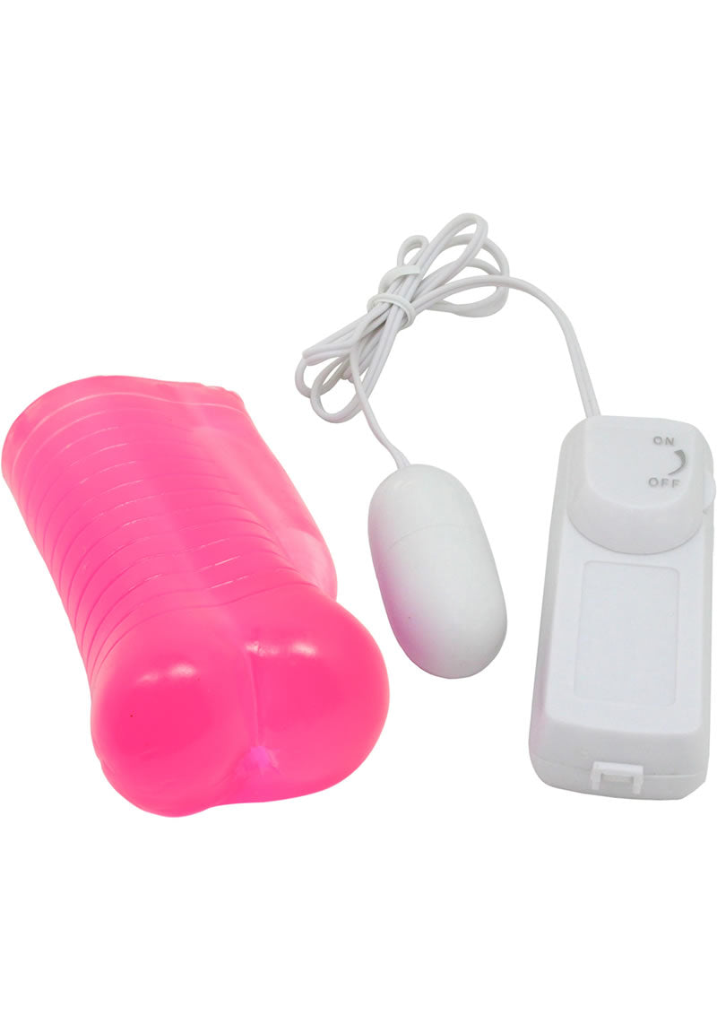 Bad Boy Buddies Vibro Masturbator - Anal - Pink