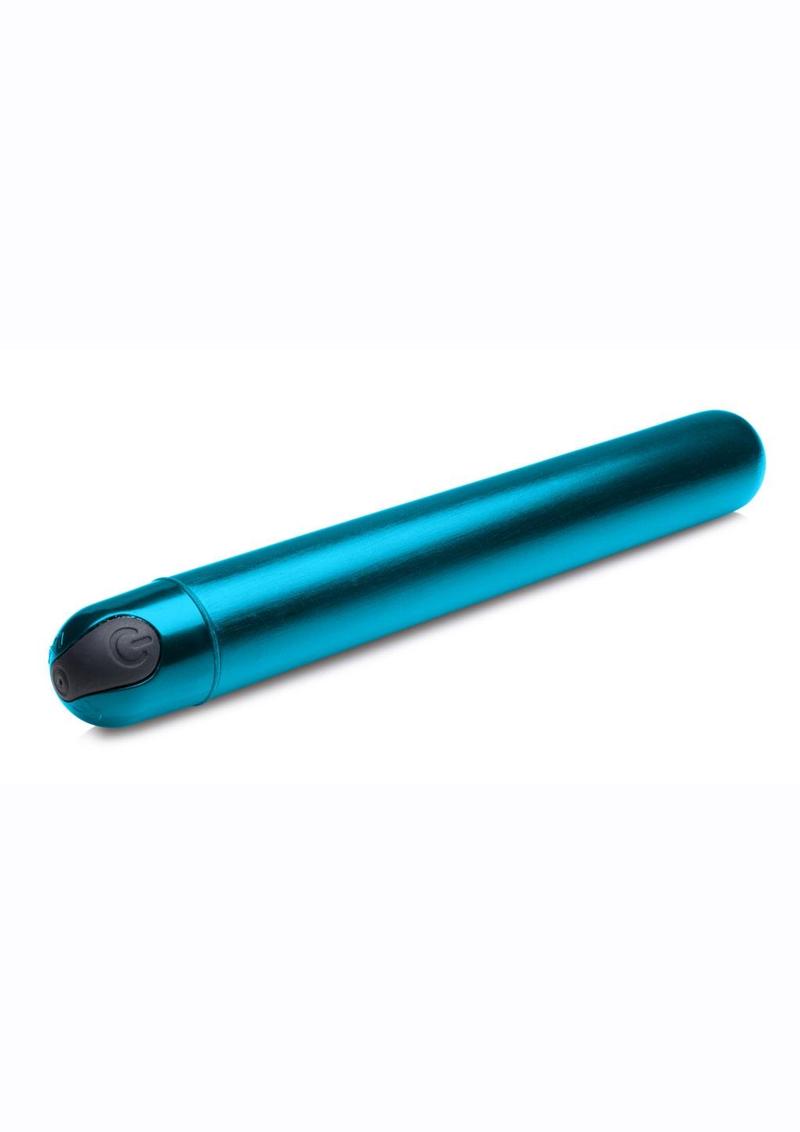 Bang! 10x Slim Metallic Rechargeable Bullet - Blue