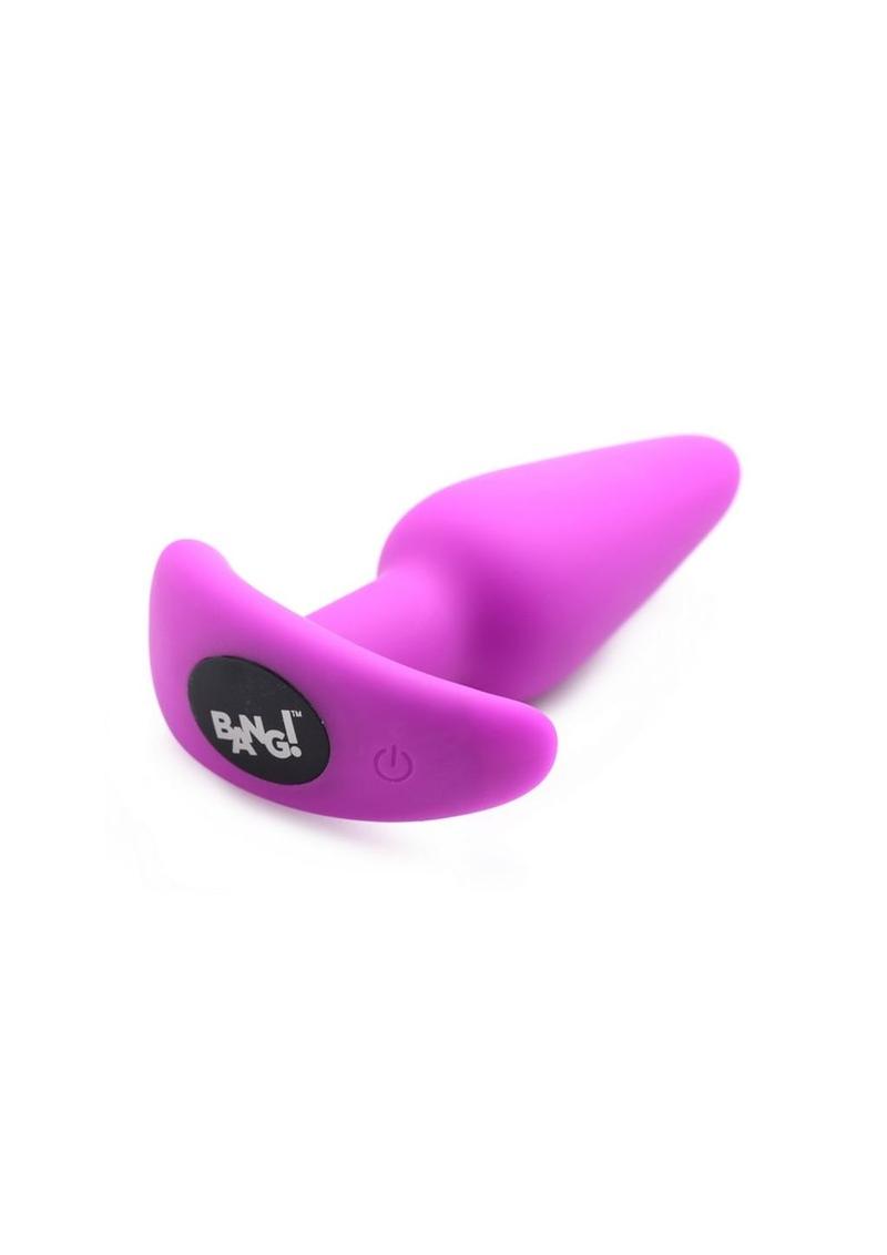 Bang! 21x Vibrating Silicone Rechargeable Butt Plug with Remote Control