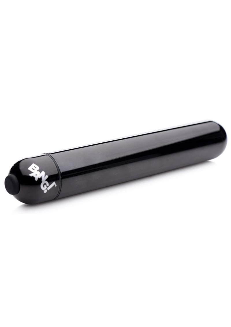 Bang! Vibrating Metallic XL Bullet - Black - XLarge