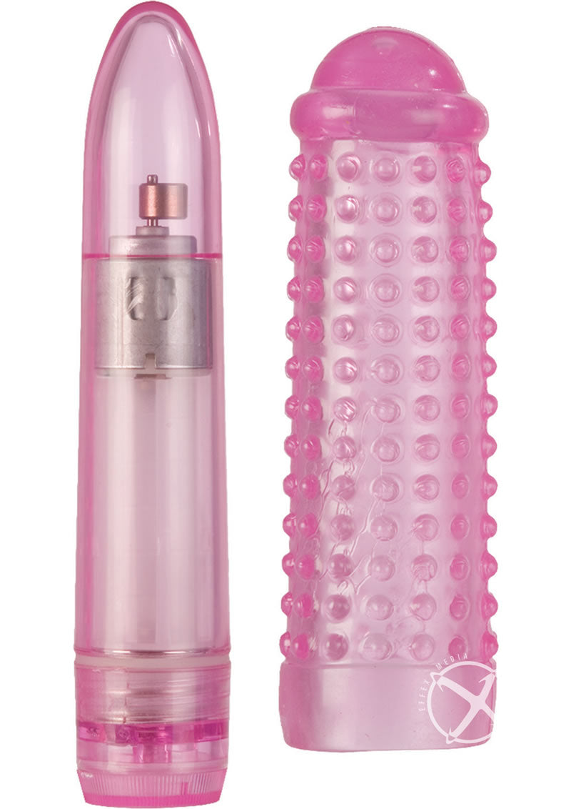 Basic Essentials Softee Vibrator - Pink