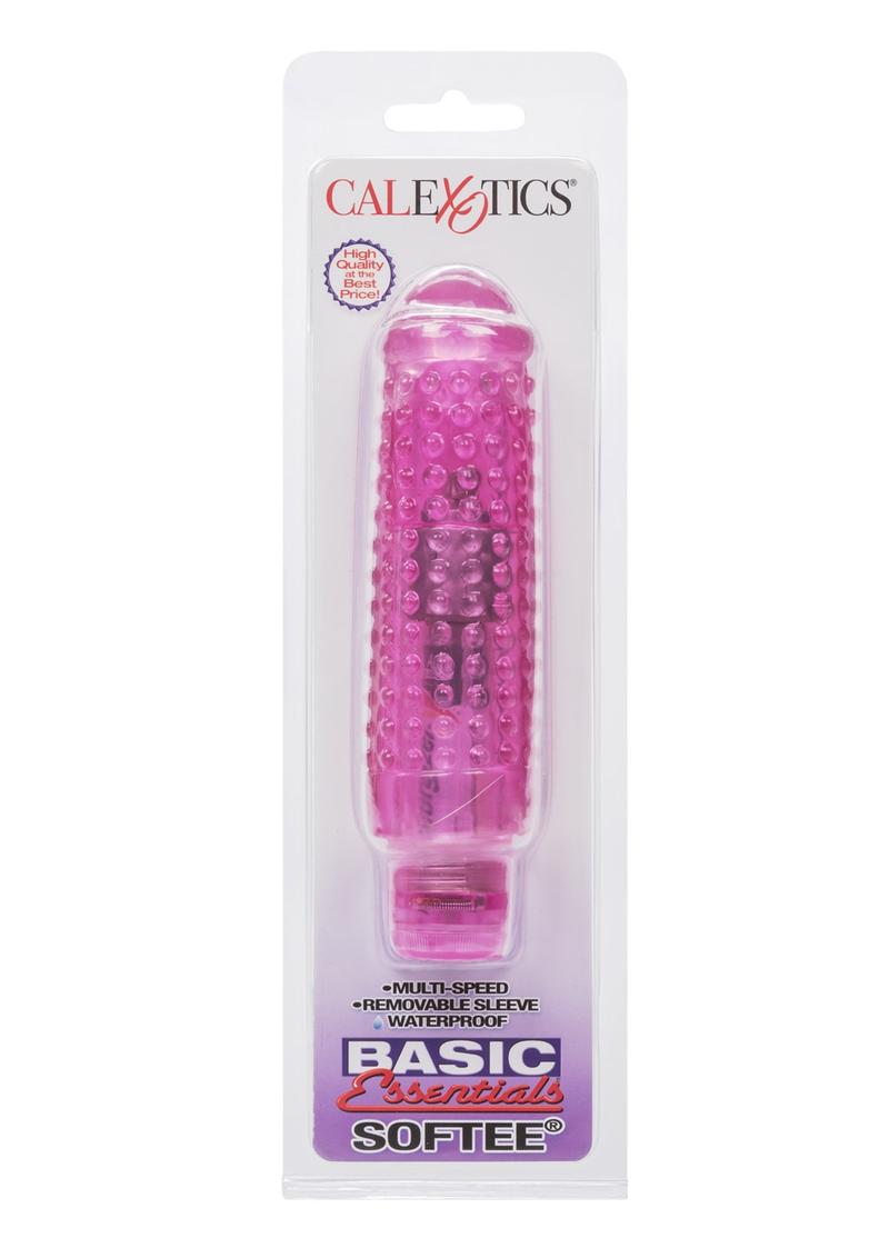 Basic Essentials Softee Vibrator - Pink