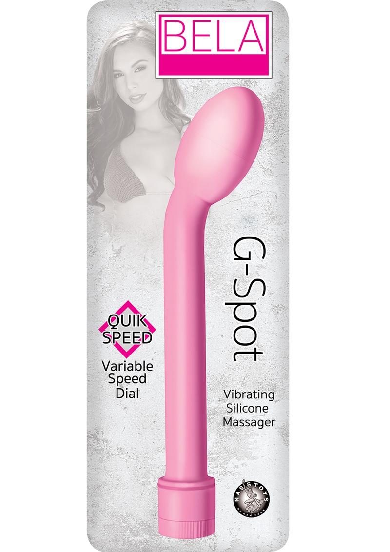 Bela G-Spot Silicone Massager Vibrator - Pink