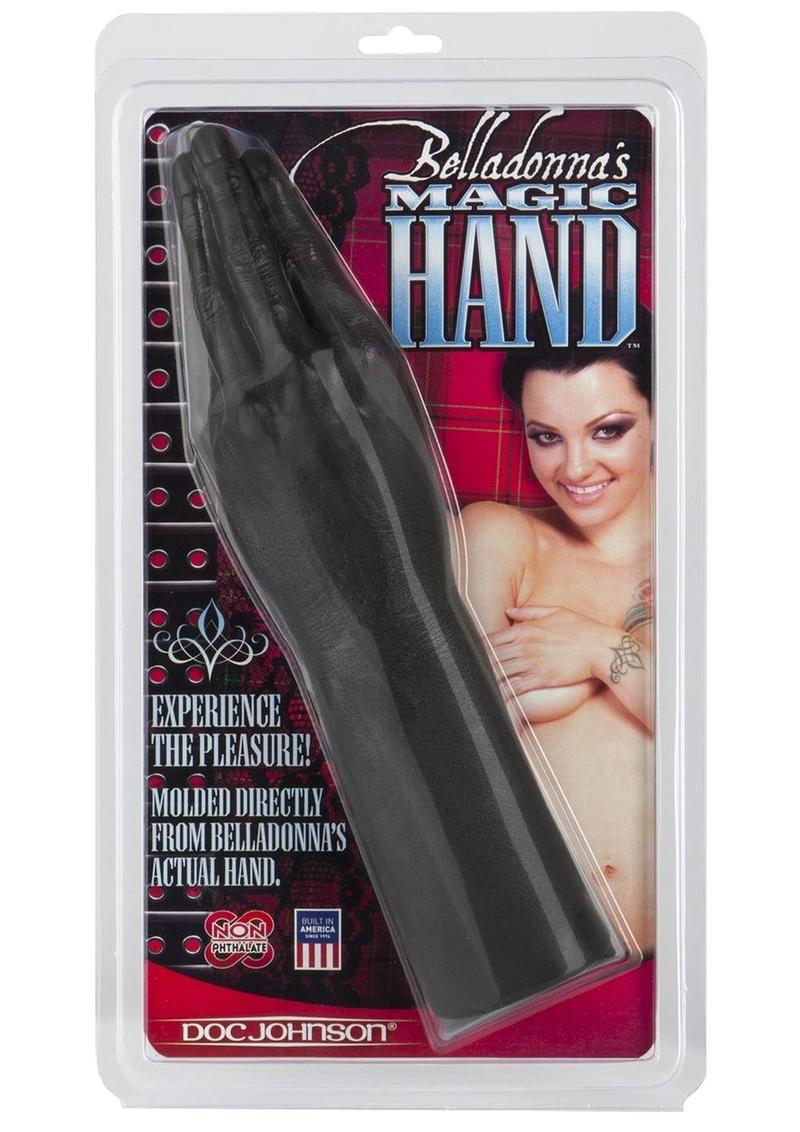 Belladonna's Magic Hand Dildo - Black - 11.5in