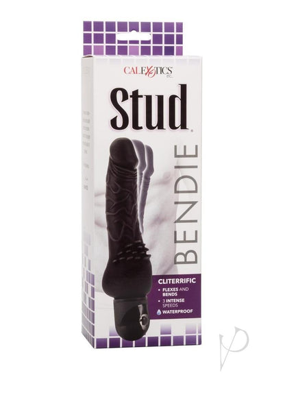 Bendie Stud Cliterrific Vibrator - Black