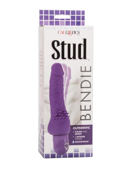 Bendie Stud Cliterrific Vibrator - Purple