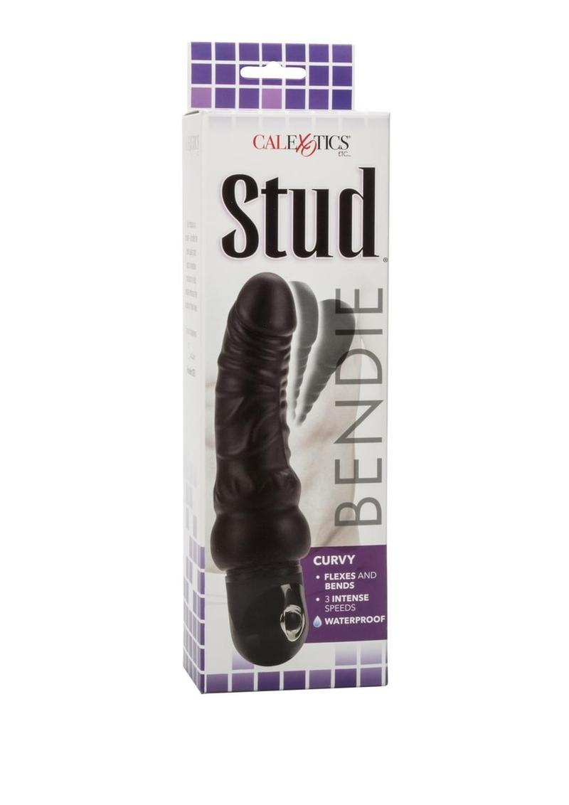 Bendie Stud Curvy Vibrator - Black