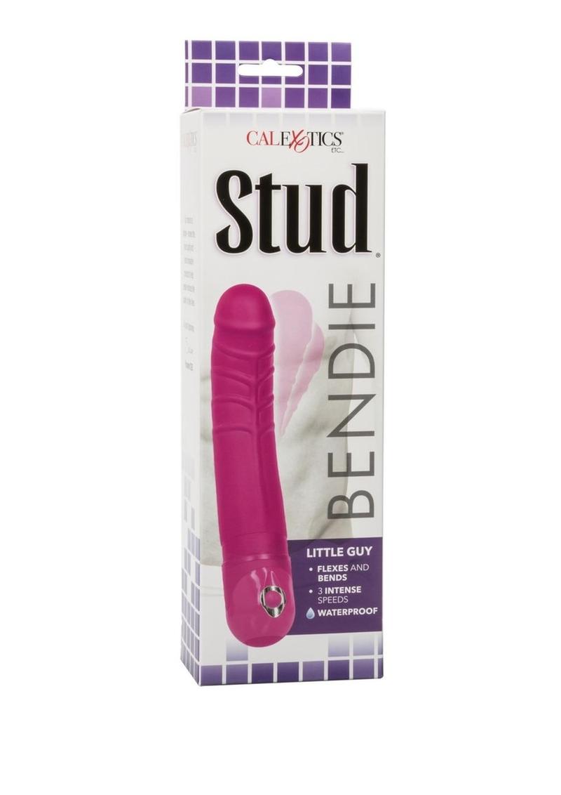 Bendie Stud Little Guy Vibrator - Pink