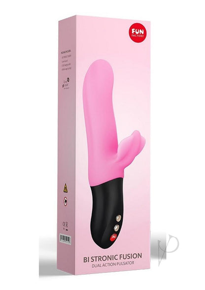 Bi Stronic Fusion Silicone Clitoral Stimulator - Candy - Pink/Rose