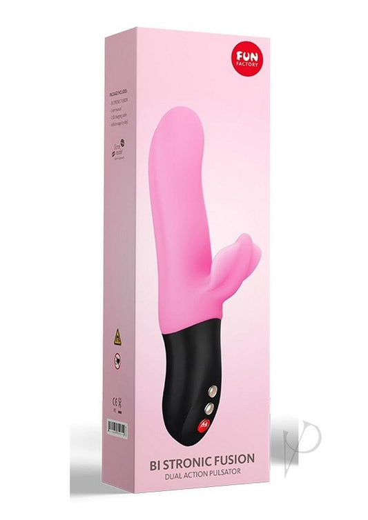 Bi Stronic Fusion Silicone Clitoral Stimulator - Candy - Pink/Rose